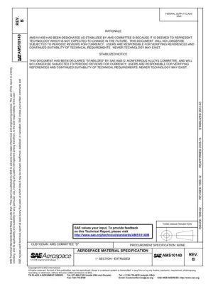 SAE AMS10140B