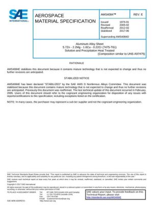 SAE AMS4084E