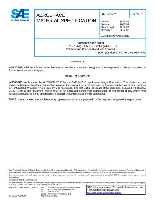 SAE AMS4084E