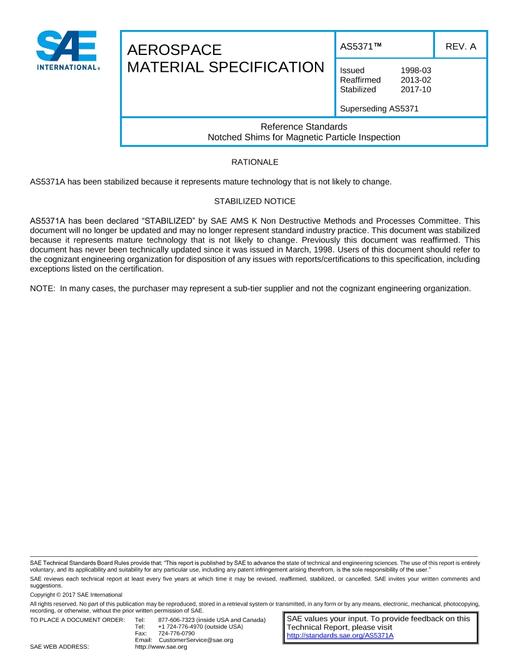 SAE AS5371A