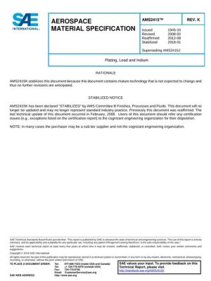 SAE AMS2415K