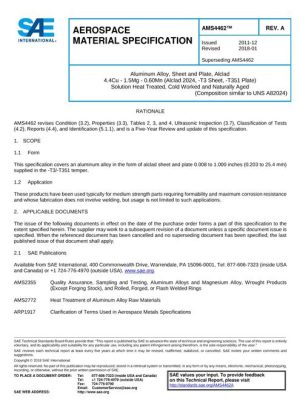 SAE AMS4462A