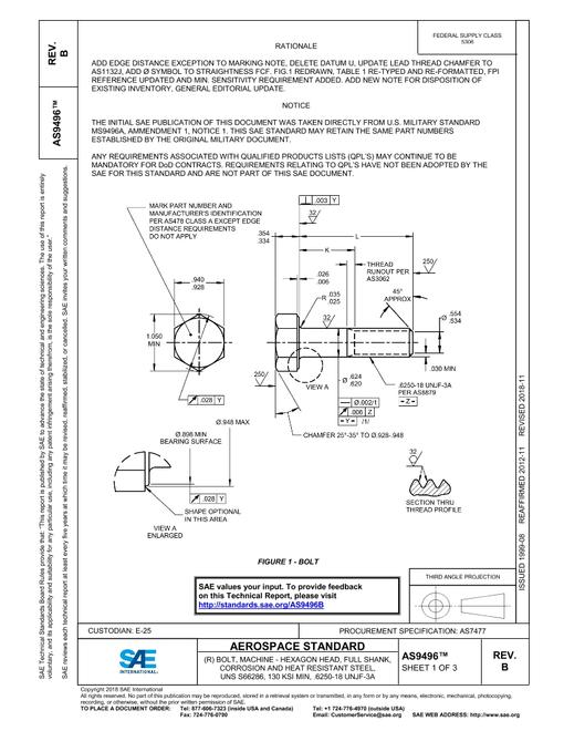 SAE AS9496B