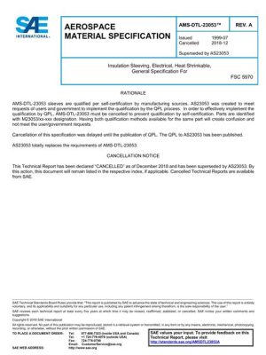 SAE AMSDTL23053A