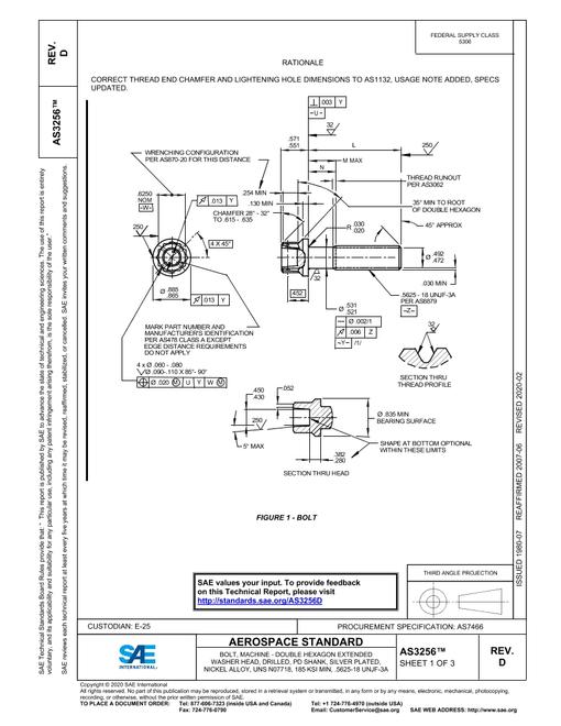 SAE AS3256D