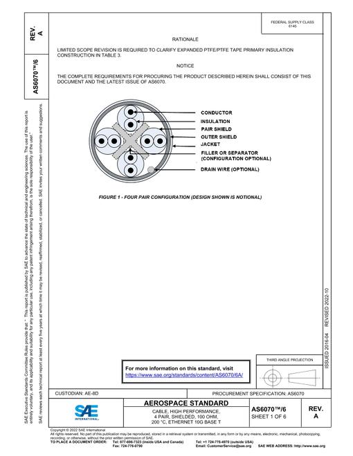 SAE AS6070/6A