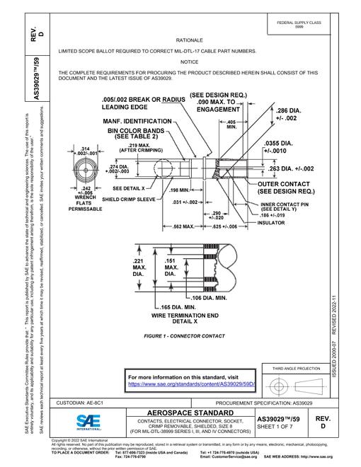 SAE AS39029/59D
