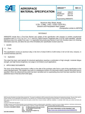 SAE AMS4207D