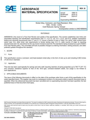 SAE AMS5961B