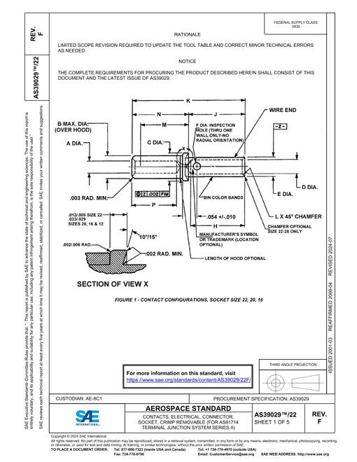 SAE AS39029/22F