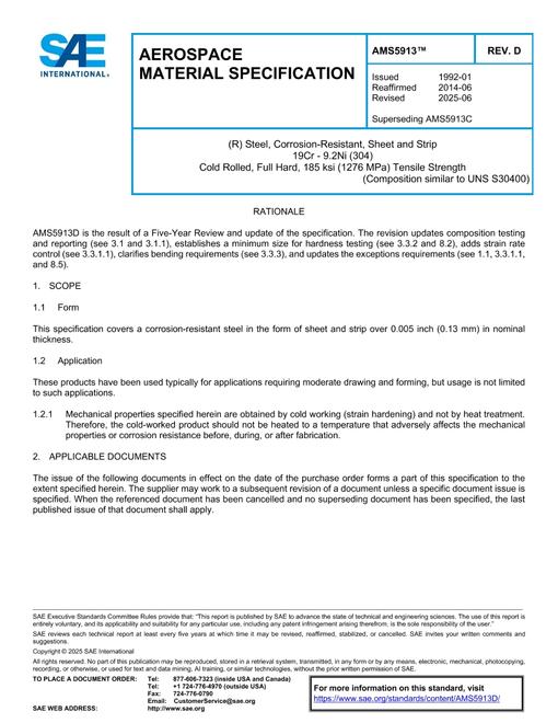 SAE AMS5913D